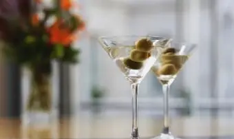 Dois drinques de martini