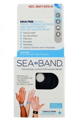 Sea-Band Bracelet Adulte Soulagement Naturel des Nausées