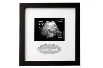 Cadre en bois noir Watch Me Grow