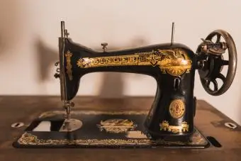 antike Singer-Nähmaschine