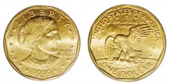 1999-P スーザン B. アンソニー ダラーがサカガウィア プランシェに襲われる