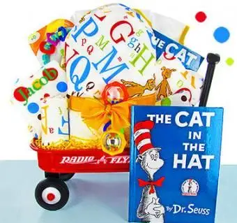 Cesta de regalo para bebé Dr Seuss
