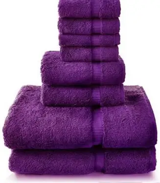 סט מגבות כותנה טורקי יוקרתי 8 חלקים