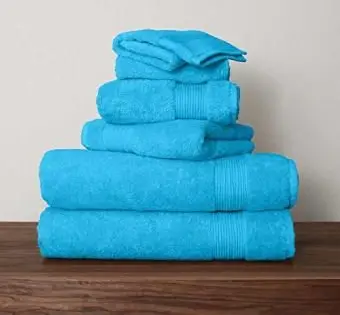 אוסף חתימות חברת מגבות טורקיות 600GSM סט מגבות אמבטיה 6 חלקים