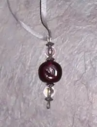 Prosty ornament z koralików