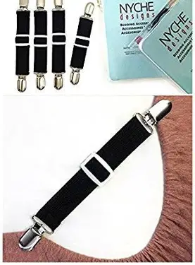 Regulowane zapięcia do prześcieradeł