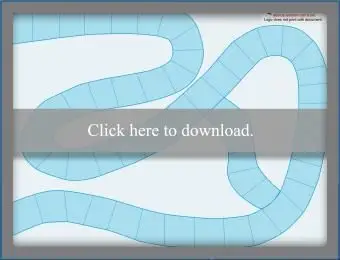 Tabellone da gioco Snake vuoto Blank