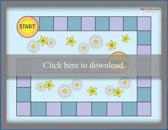 Tabellone da gioco facile vuoto