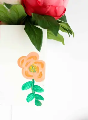 Try This: Paint Your Own Pattern on Pattern Floral Vase
