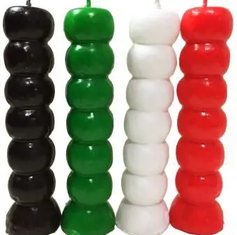 Vela vermelha masculina