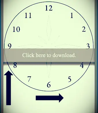 Cara de reloj imprimible