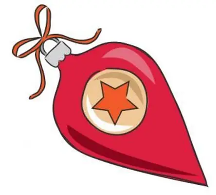 Noël Clip Art 5 ornement v2