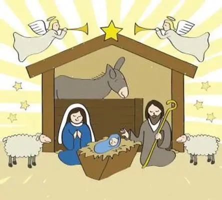Noël Clip Art 9 crèche
