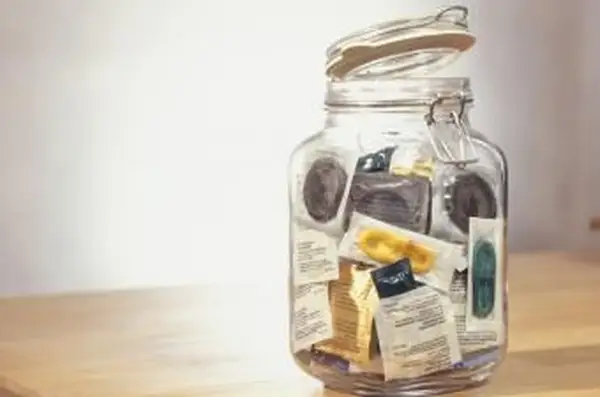 barattolo di preservativi gratis