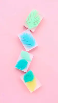 DIY Palm Leaf Soap