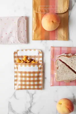 reusable fabric sandwich bags
