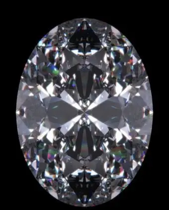 타원형 컷 다이아몬드; Dreamstime.com의 저작권 Sellingpix