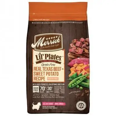 Receita de raças pequenas sem grãos Merrick Lil Plates