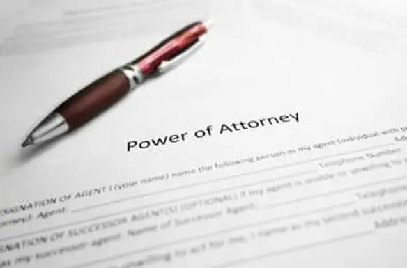 Document juridique de procuration