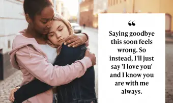 להיפרד זה בקרוב מרגיש לא נכון. אז במקום זאת, אני