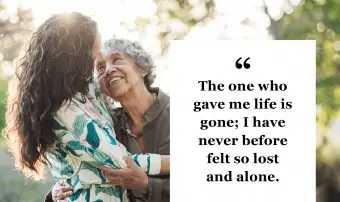 Citação da morte de um pai