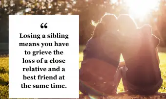 Citação de perda de irmão