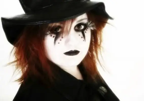 maquiagem de bruxa branca