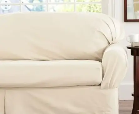 Fodera per cuscino in twill dalla vestibilità ampia