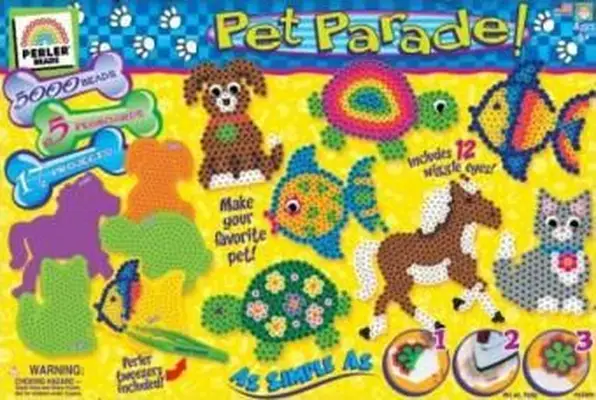 défilé d'animaux de compagnie perles perles