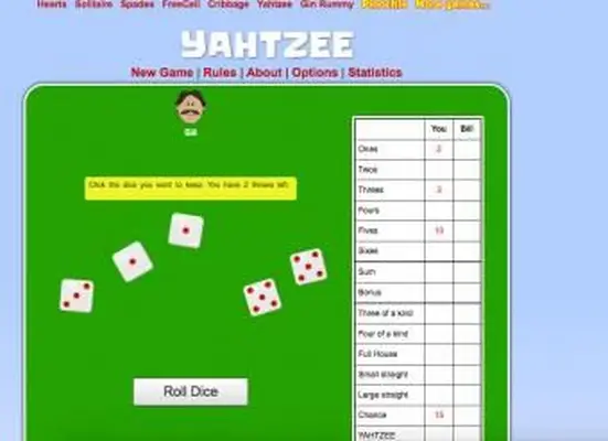 オンラインYahtzeeゲーム