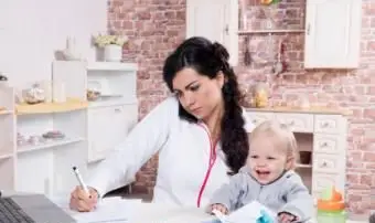 במשרד הביתי