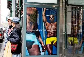 Publicité Calvin Klein à New York