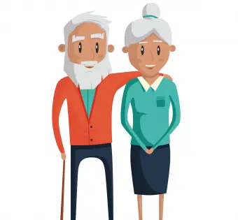 전신 조부모 부부