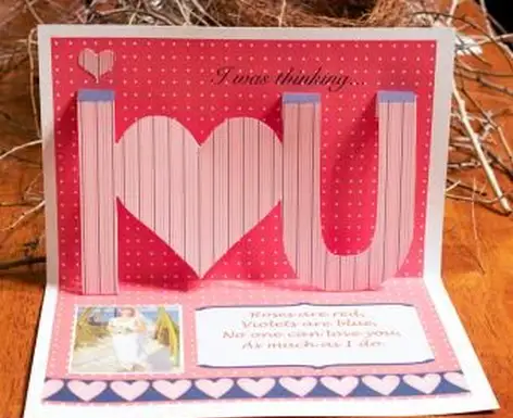 Carte contextuelle I Heart You