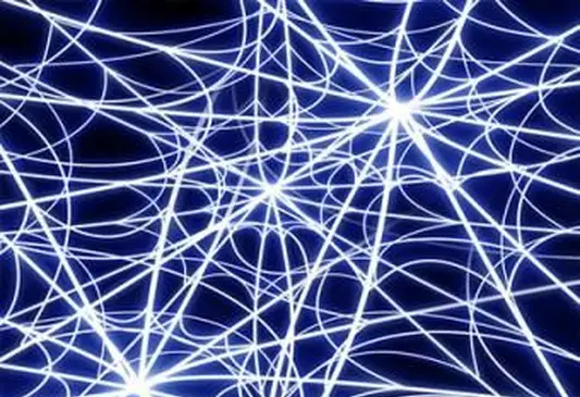 Telarañas fluorescentes