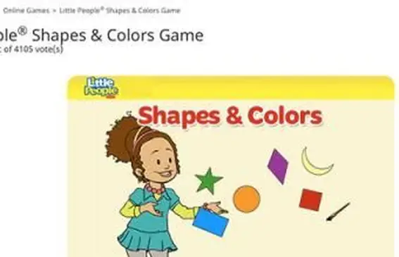 Capture d'écran du jeu Formes et couleurs