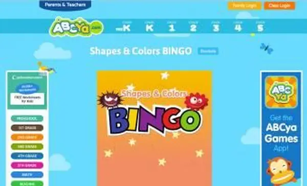 Capture d'écran de Bingo Formes et Couleurs