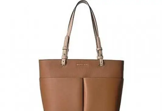 Michael Kors Bedford 미디엄 탑 지퍼 포켓 토트