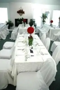 מרכז חתונת חורף אדום וירוק