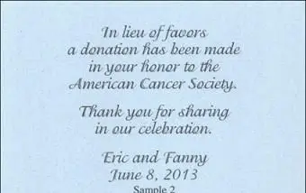 כרטיס הכרזה על תרומה