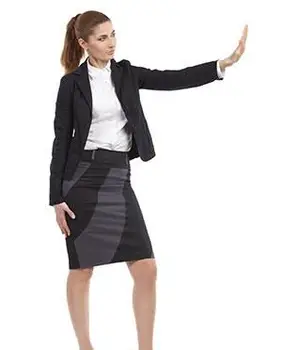 비즈니스 정장에 여자