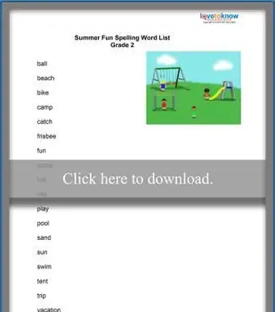 2年生のスペルリスト