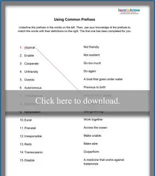 共通プレフィックスワークシート