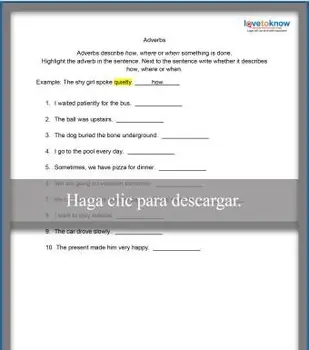 副詞ワークシート