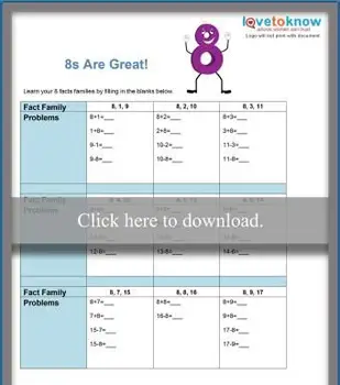 8ファクトファミリーワークシート