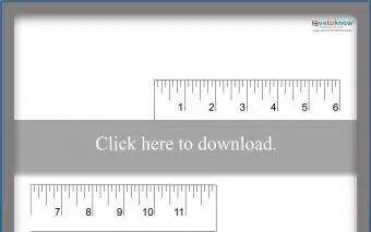 2ピース12インチ定規