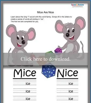 Long I Sound Word Family