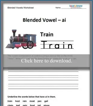 混合母音ワークシート