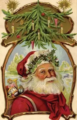 빈티지 크리스마스 엽서