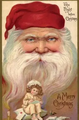 빈티지 크리스마스 엽서